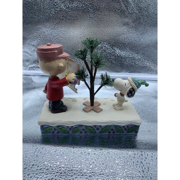 Jim Shore Peanuts Fig SNOOPY & CHARLIE BROWN TREE - A SPECIAL TREE 6015029 - Picture 5 of 7